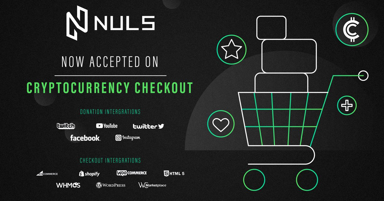 Accept NULS on your website for free with CryptocurrencyCheckout.