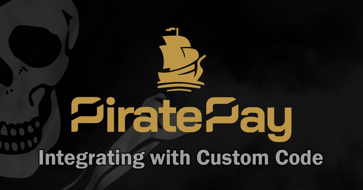 Customizing your code for the PiratePay App