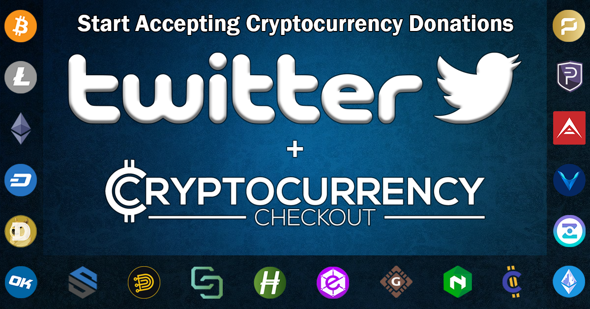 Twitter - How To Accept Bitcoin &amp; Altcoin Cryptocurrency Donations.