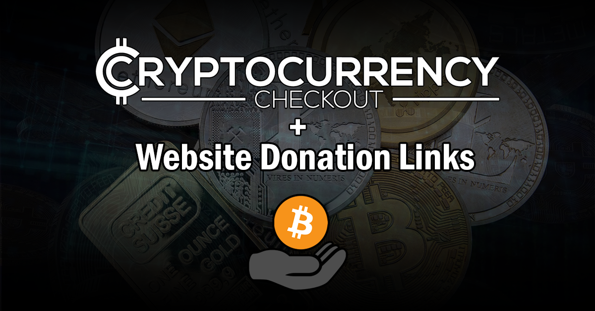 how to accept cryptocurrency donations